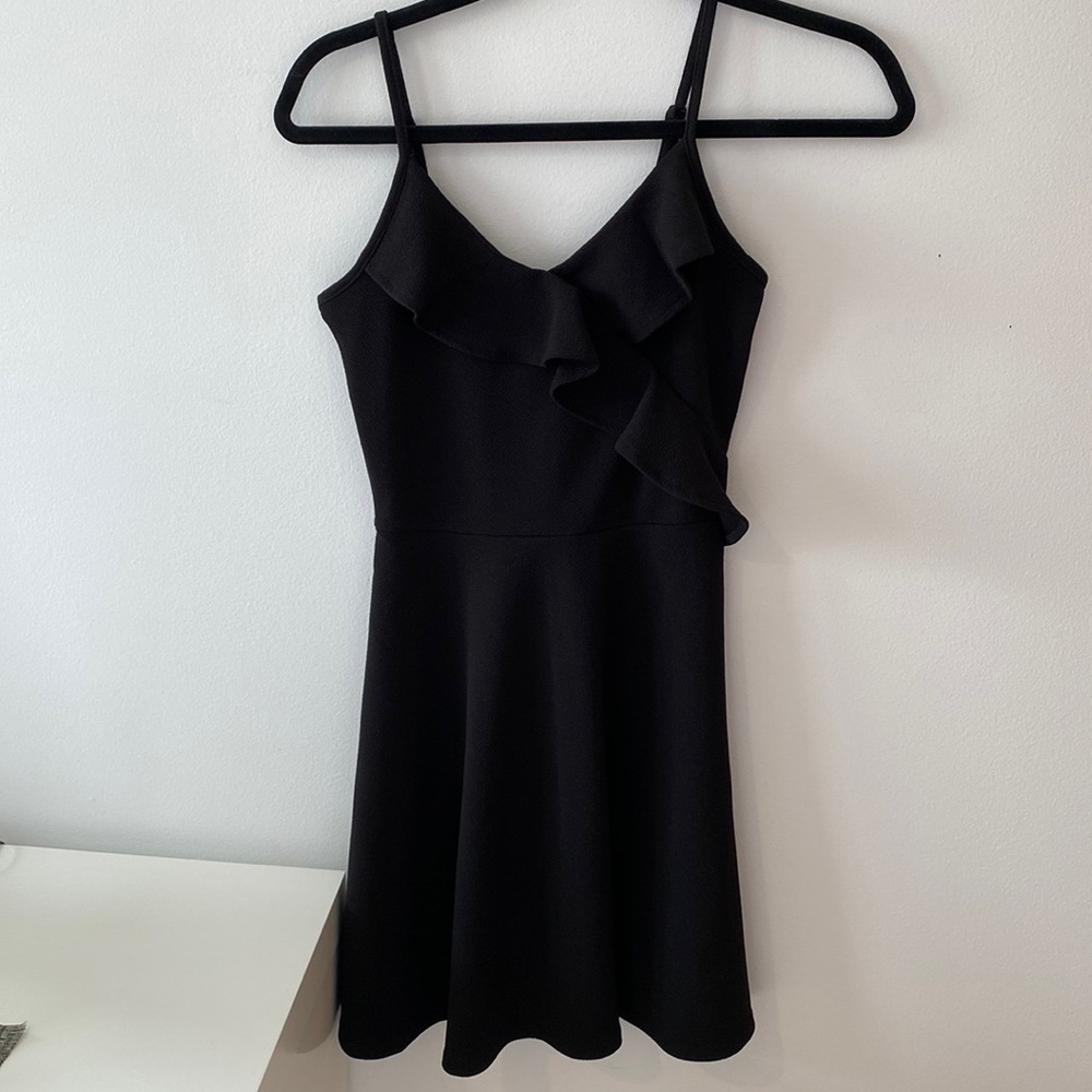 Black flowy dress